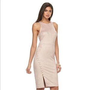 Jennifer Lopez Suede Dress